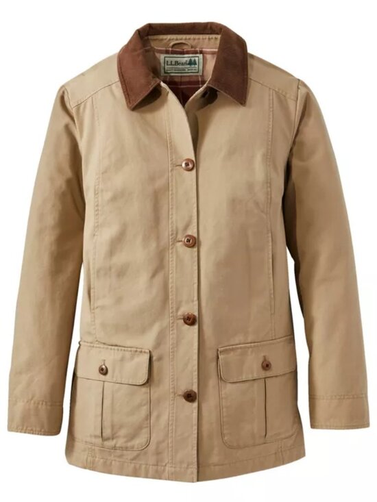 L.L. Bean Jackets & Blazers - L.L. Bean Women's Adirondack Barn Coat Tan Size L